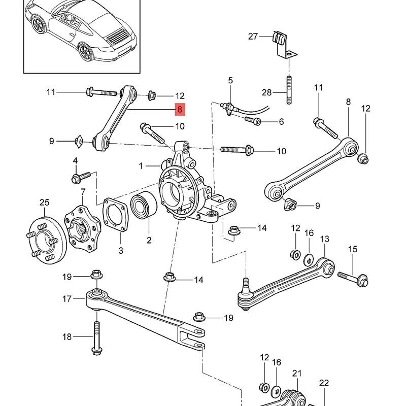 2006 4 3.6L 2006 4S 3.8L 2006 AT 3.6 ذراع التحكم في الذراع الجر جلبة الذراع