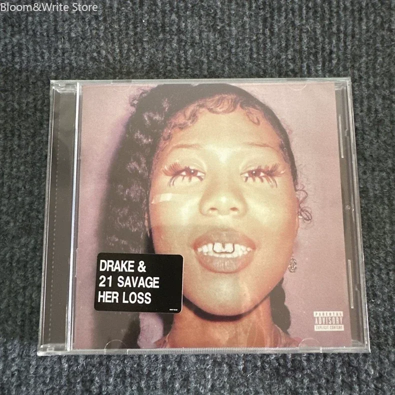 Pop Rap Drake 21 Savage Music CD Her Loss Album Rich Flex Mu