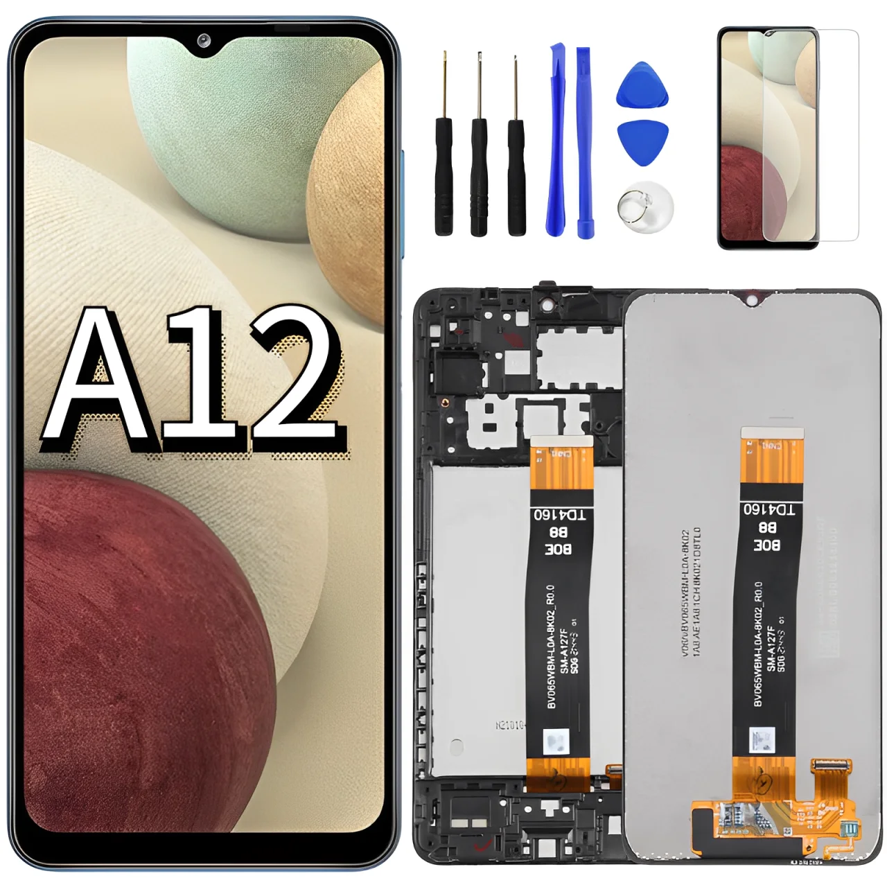 a12 lcd touch screen For Samsung Galaxy A12 LCD Display SM-A127F/DS SM-A125F/DSN Touch Screen Display 6.5\