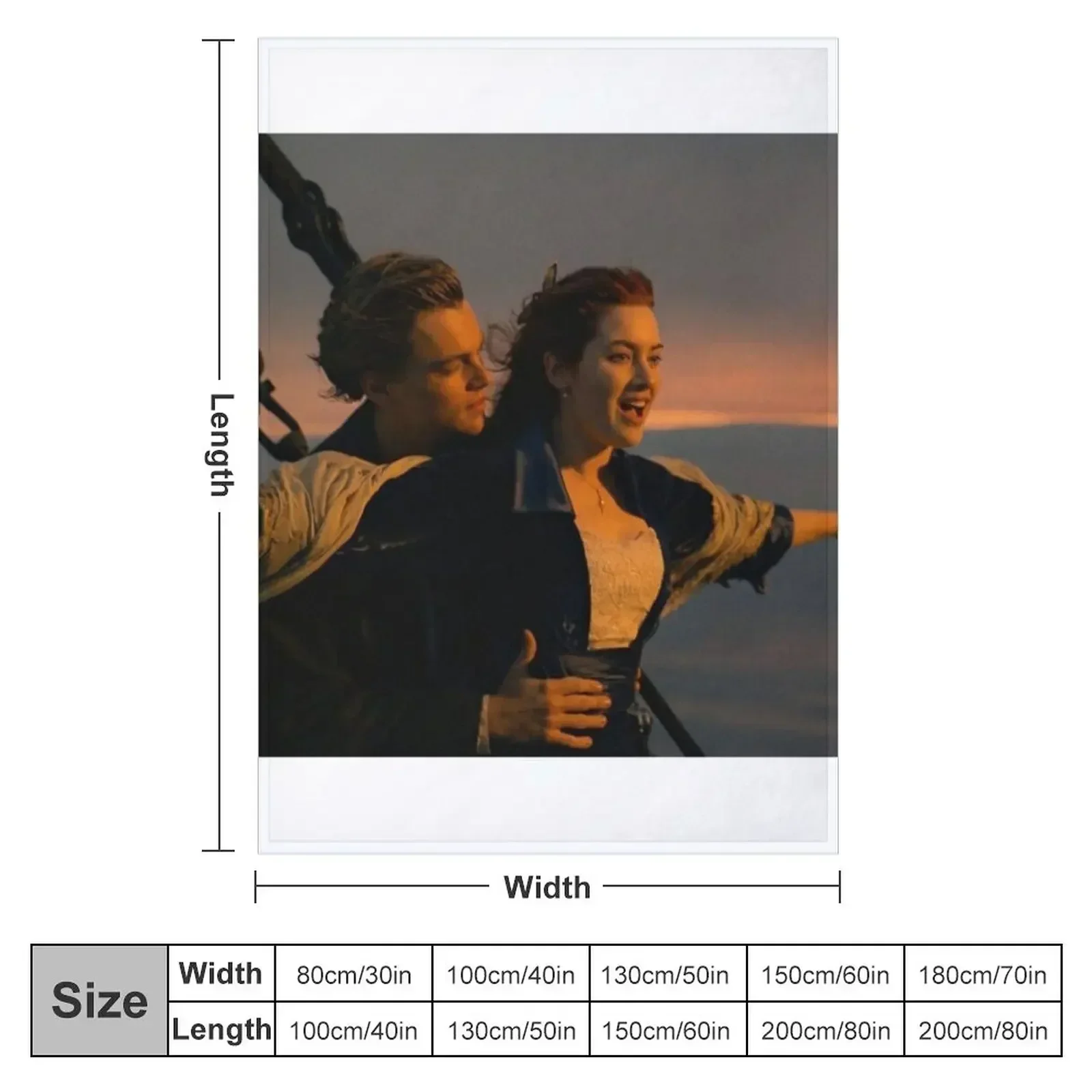 Leonardo Di Caprio Titanic Throw Blanket Luxury Brand Soft Plush Plaid For Sofa Thin Single Luxury St Multi-Purpose Blankets
