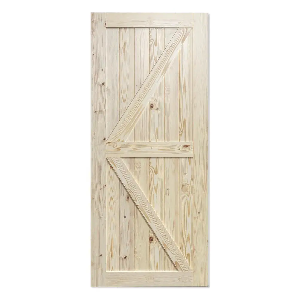 Wood Slab Barn Door 36