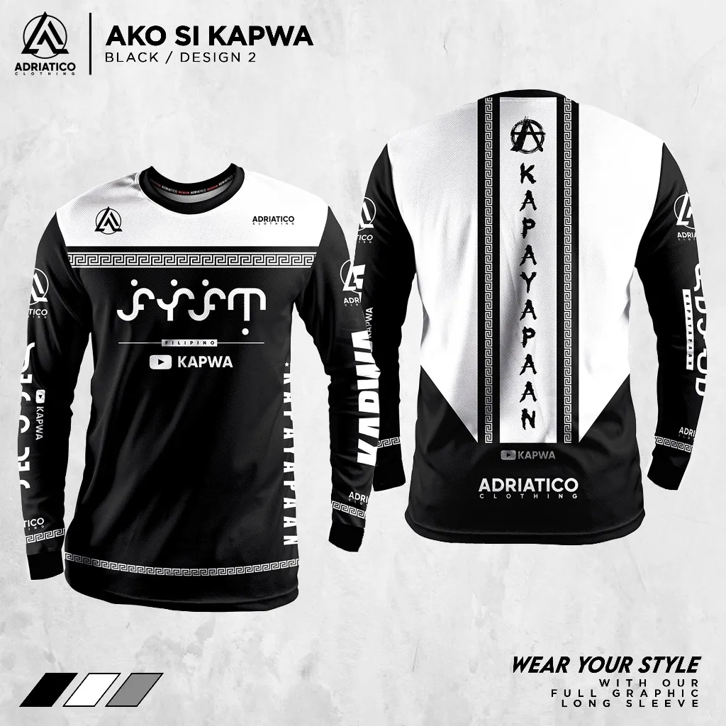 

2026 New Adriatico X Ako Si Kapwa Gen V2 Moto Jersey Men Women's Summer Oversized Breathable Quick Drying Sports Long Sleeves