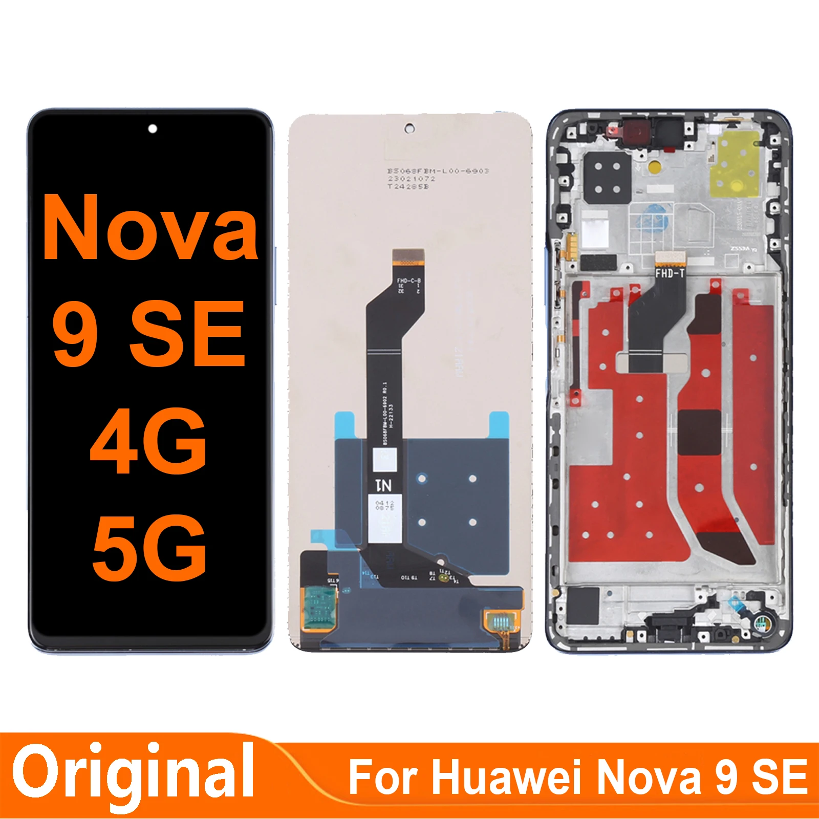 

Original 6.78'' For Huawei Nova 9 SE 9SE 5G JLN-LX1 JLN-LX3 LCD Display Touch Screen Digitizer Assembly For Huawei Nova9 SE LCD