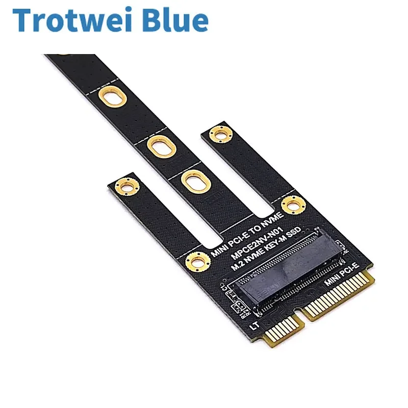 NEW Mini PCIE to NVME Adapter Mini PCIE to M2 MINI PCI-E to NVME Convert Card Riser Support 2230 2242 2260 2280 NVME PCIE M2 SSD