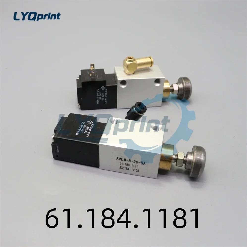 Exquisite 1Pcs Best Quality 61.184.1181 SM74 SM102 CD102 XL75 XL105 Solenoid Valve AVLM-8-20-SA For Heidelberg