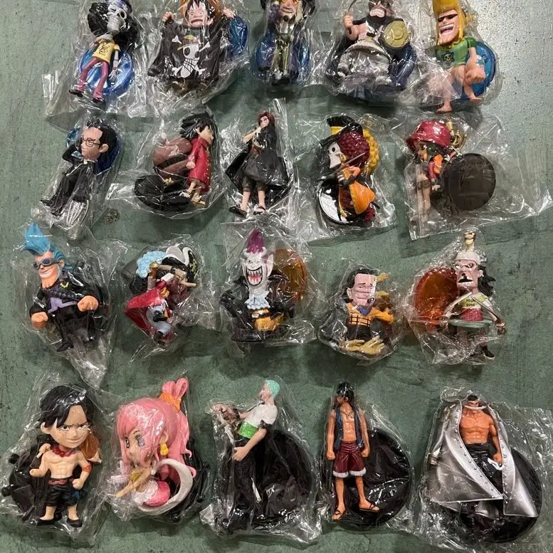 Figura Coleccionable de One Piece, Luffy Chibi, White Star, Nami, Franky, Usopp, Regalo de Moda