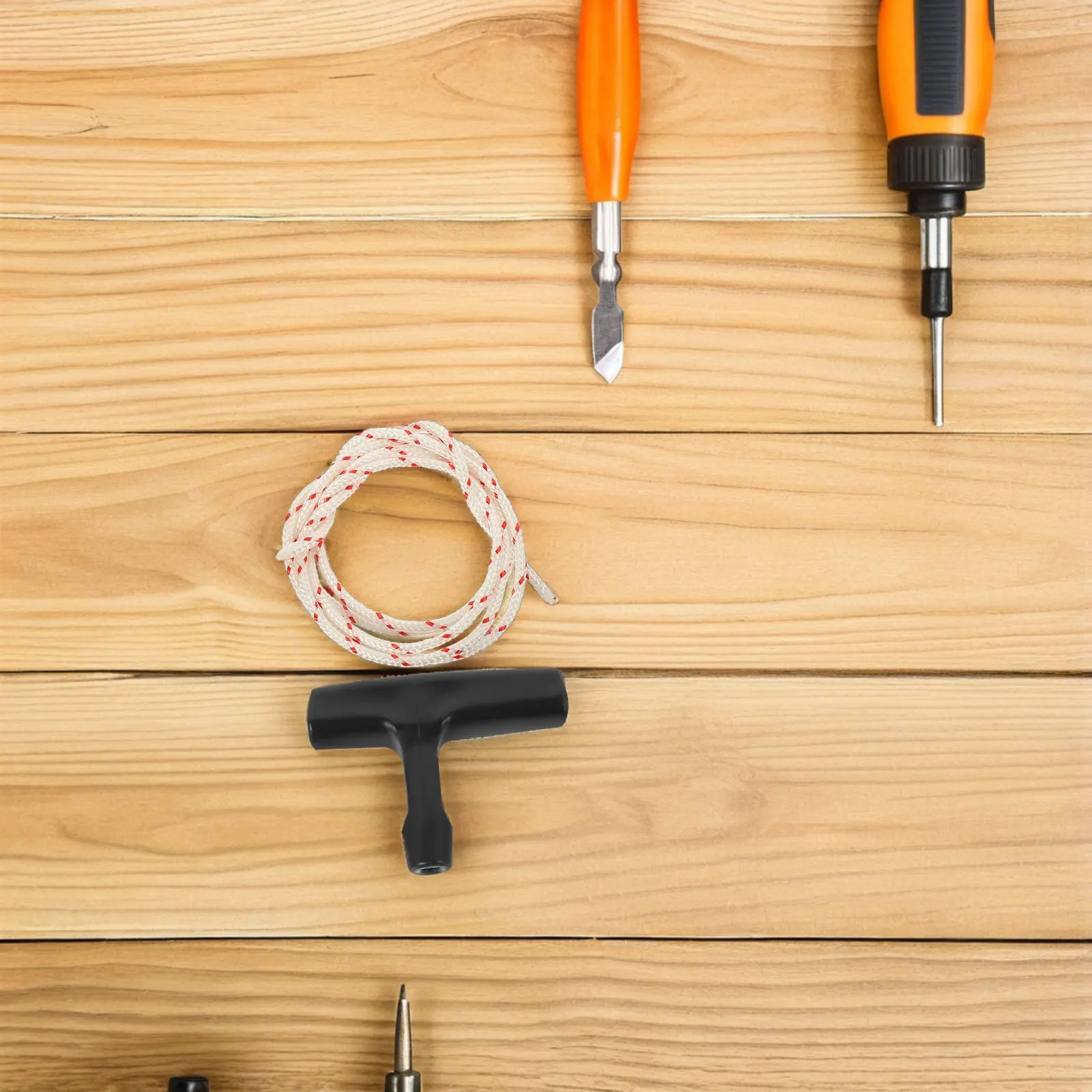 

2Sets Garage Emergency Pull Rope Release Kit Quick Access Attic Door Pull Handle Rope Garage Door Cable Replacement