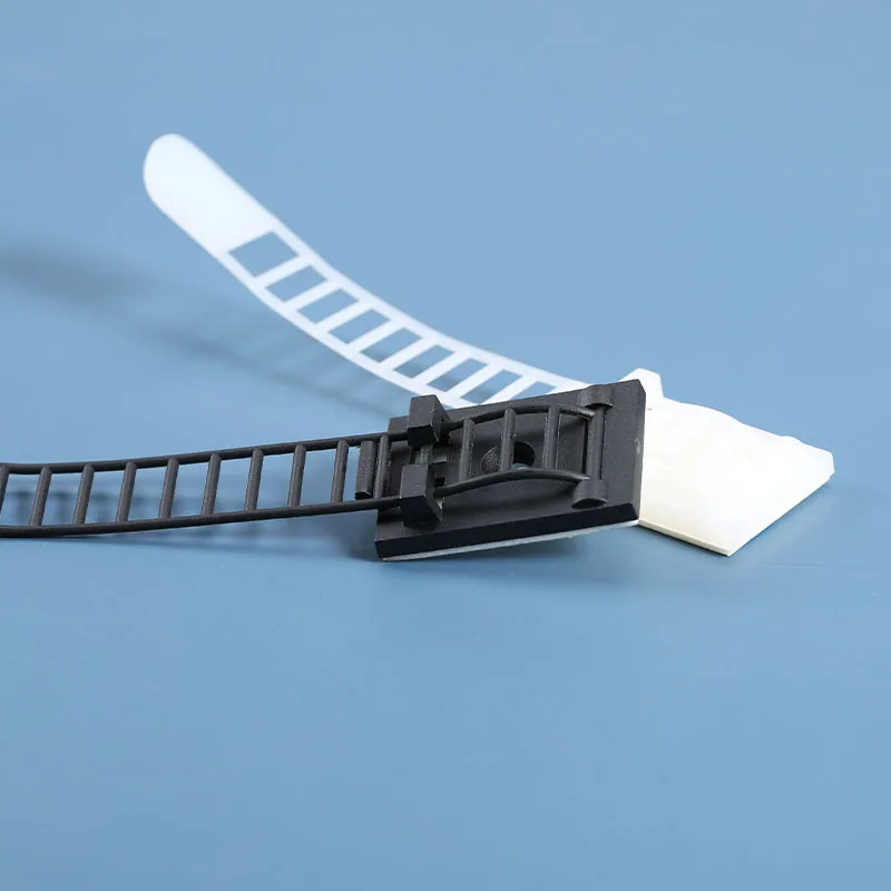 CL Type Adhesive Cable Tie Mounts 20Pcs Self Adhesive Wire Clamp Industrial Cable Management Fixing Clips