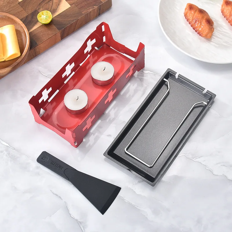 

D5 Portable Cheese Oven Baking Tray Stove Set Home Kitchen BBQ Grilling Tool Camping Cream Heating Dish Western Cheese Buffet