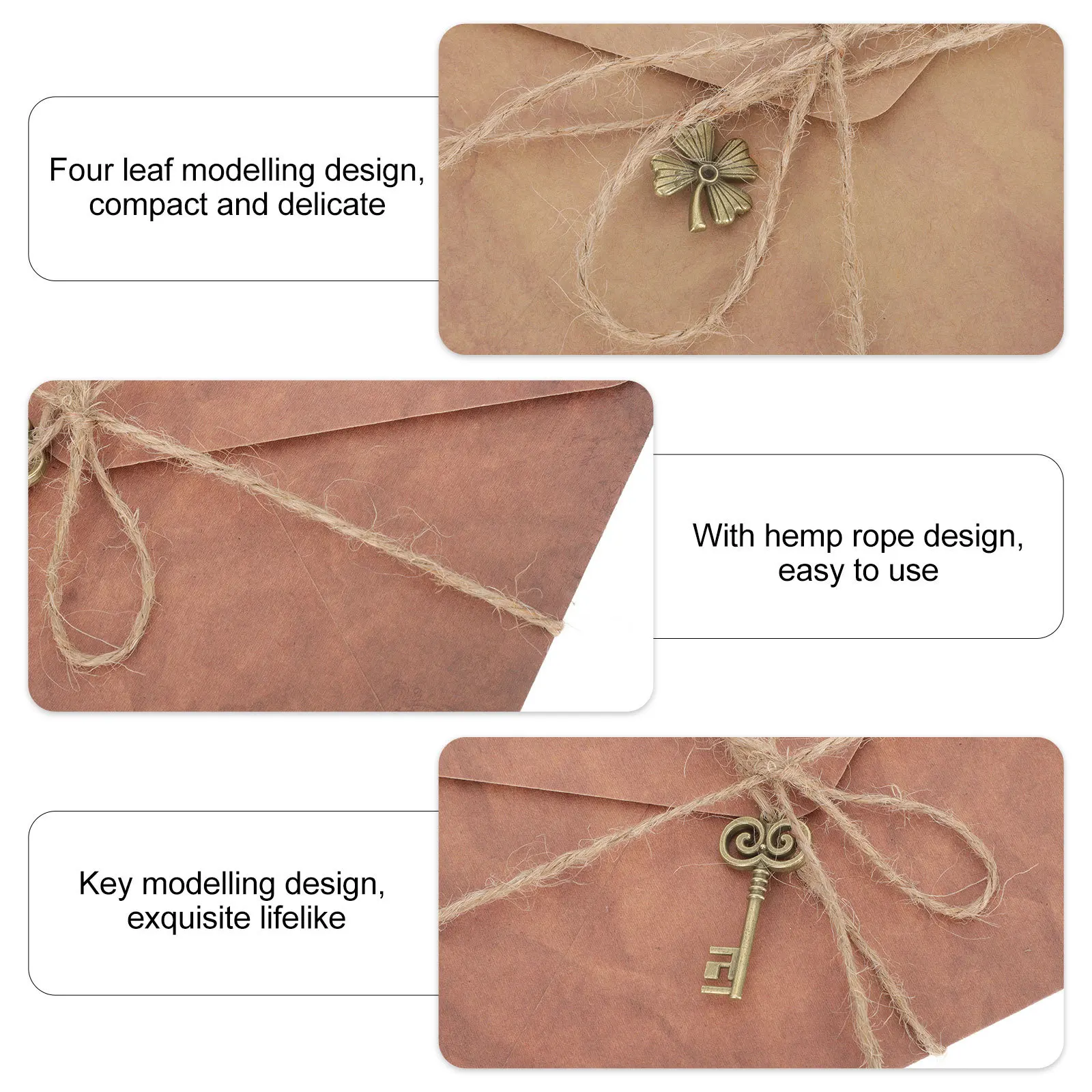 

2Sets Vintage Envelopes Letter Paper Set Elegant Festival Writing Paper Valentine Holiday Emotion Expression Supply