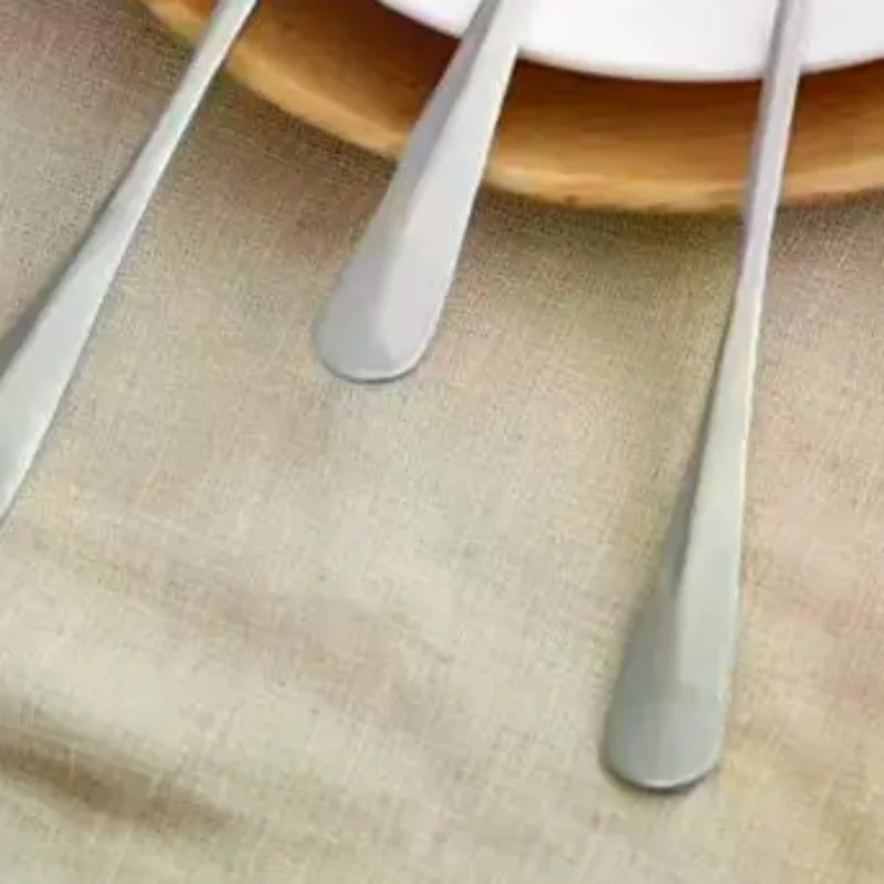 

High-Quality Stainless Steel Spoon: Long Handle; Excellent for Coffee, Ice Cream Stirring, Dinner Meal & Fruit Serving.