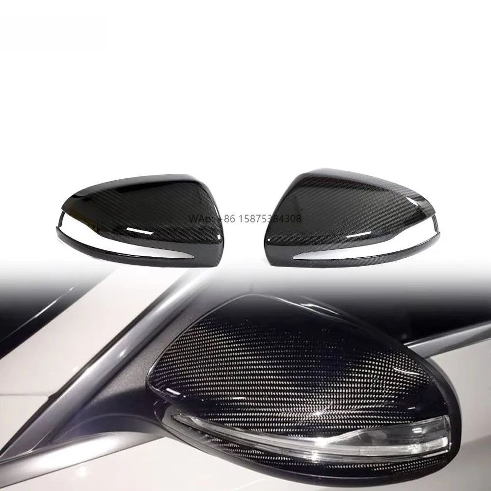 

Prepreg Carbon Fiber Replacement Mirror Covers for W205 X253 W222 W213 C E S Glc Class