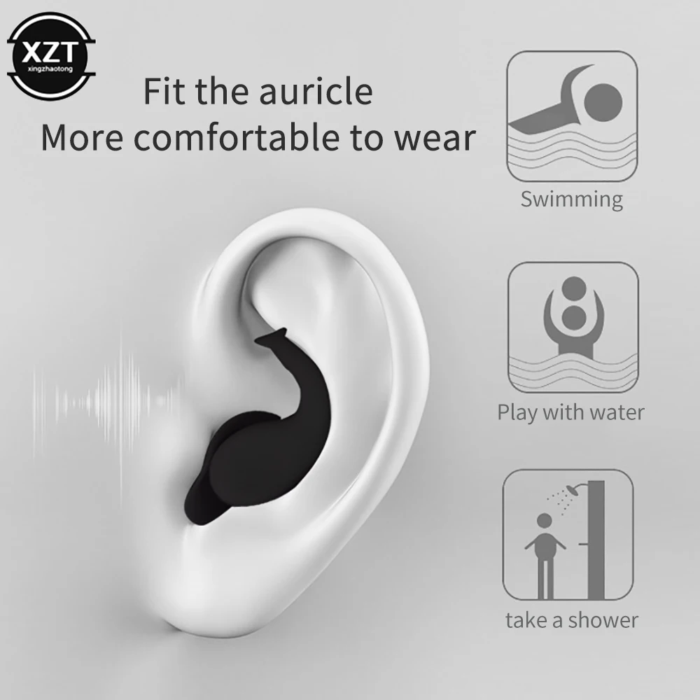 NEW Sleep Noise Reduction Soundproof Earplugs Three-Layer Silicone Earplugs Waterproof Swimming Earplugs