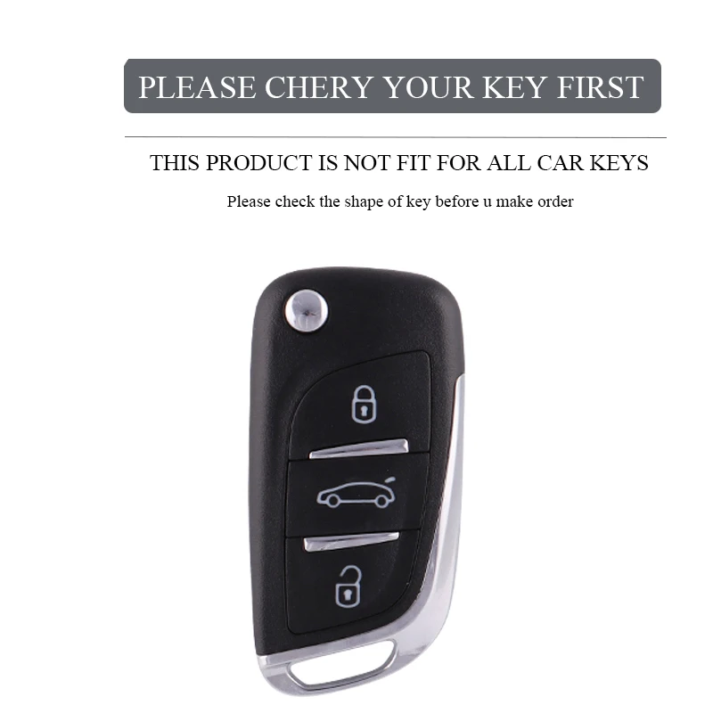 TPU Car Key Case Cover Shell Fob For Peugeot Citroen C1 C2 C3 C4 C5 DS3 DS4 DS5 DS6 Auto Key Shell Accessories Keychain