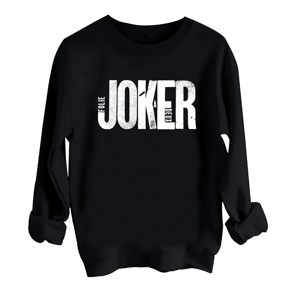 

Joker: Folie a Deux 2024 Sweatshirt Harajuku Round Neck Long Sleeve Oversize Hoodie