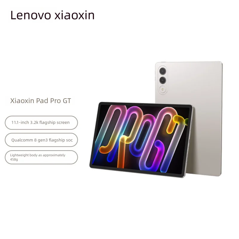

2025 Lenovo Xiaoxin Pad Pro GT 11,1 дюйма 144 Гц Snapdragon 8 GEN 3 68 Вт 8860 мАч AI для домашнего офиса Планшет Android Wi-Fi 7 BT 5.4
