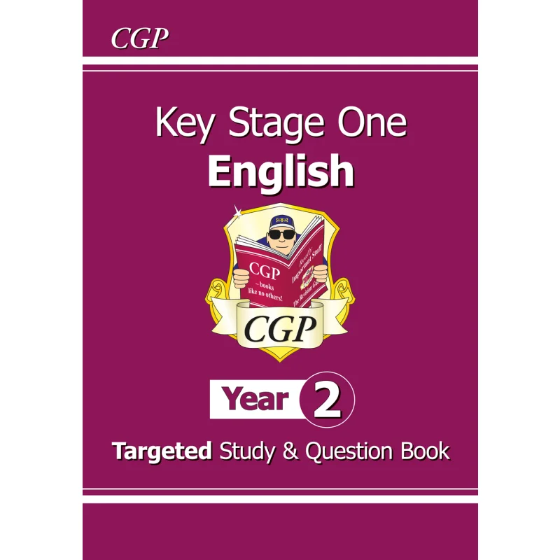 KS1 English Targeted Study  Question Book  Year 2 CGP Books Coordination Group Publications 9781789084207 Book