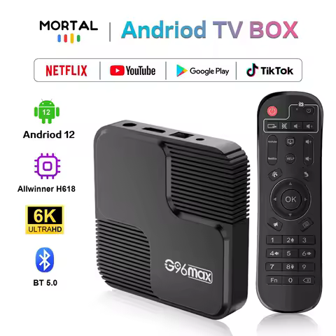 G96max H618 Global Version Smart TV Box WIFI 6 Bluetooth 5 Allwinner H618 32GB 64GB 6K HDR10 Multi Language Stream Media Player