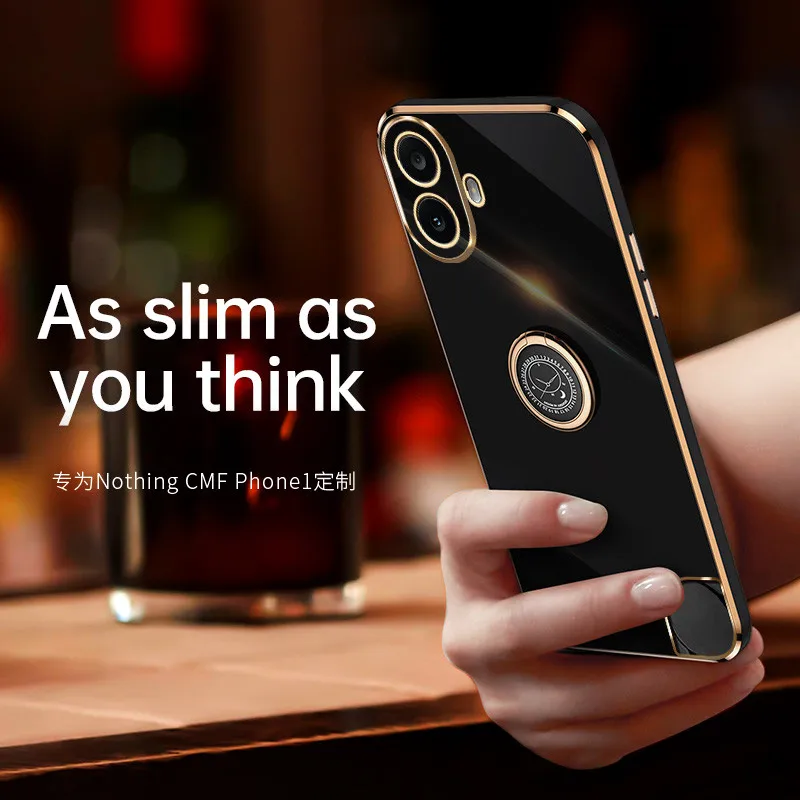 

Nothing Phone CMF Phone 1 5G Case Shockproof Plating Silicone TPU Back Cover Matte Phone Case for CMF By Nothing Phone 1 Phone1