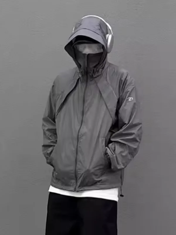 

American Sle Outdoor Functional Sport Hoodie Light Thin Summer Sun Protection Clothing Loose Fit Men's Anti Ultraviolet