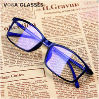 Anti Light Glasses Ray Blue Fashion Anti Blue Fatigue Protection Blocking Goggles Eye Square Radiation Computer 2024 New