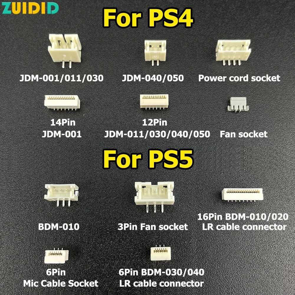 Do PS5 PS4 Uchwyt Płyta główna Ładowanie Akumulator Złącze stykowe / L2 R2 Gniazdo stykowe wstążki BDM-010 JDM-001 011 030 040