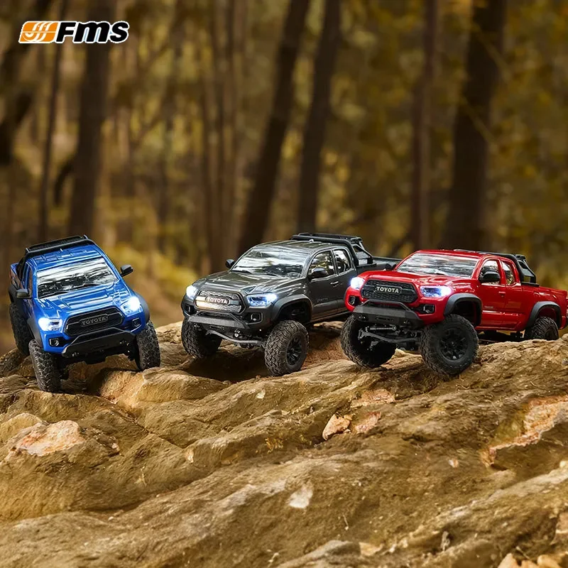 FMS 1:24 FCX24M Tacoma RTR 1/24 scale remote-controlled car, RC indoor and outdoor off-road vehicle, climbing car
