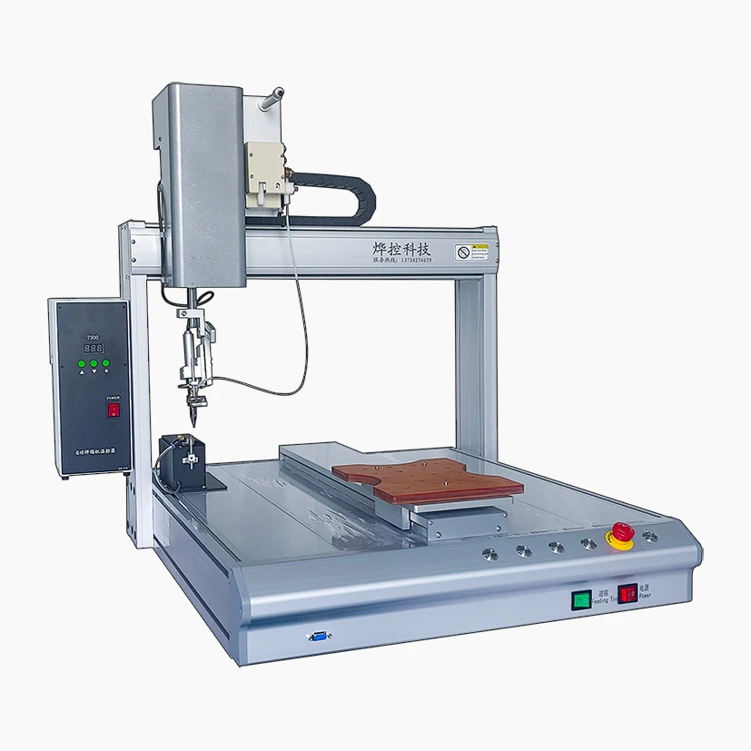 Customized configuration pcb board welding robot dip strip spot welding four-axis automatic welding machine