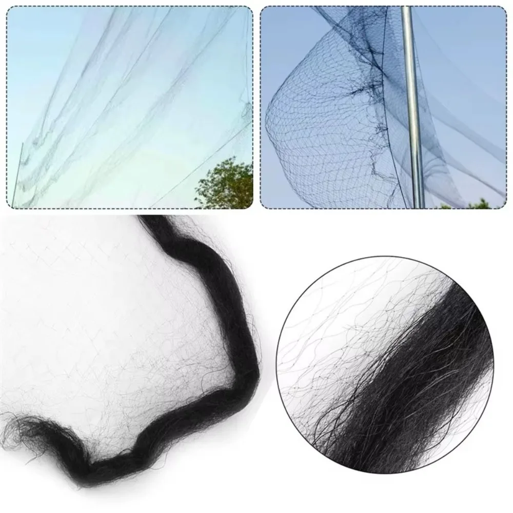 New 6-50m Bird Net Plastic Bird-Proof Nylon Net Traps Crops Protective Pond Fishing Net Pest Control Tool