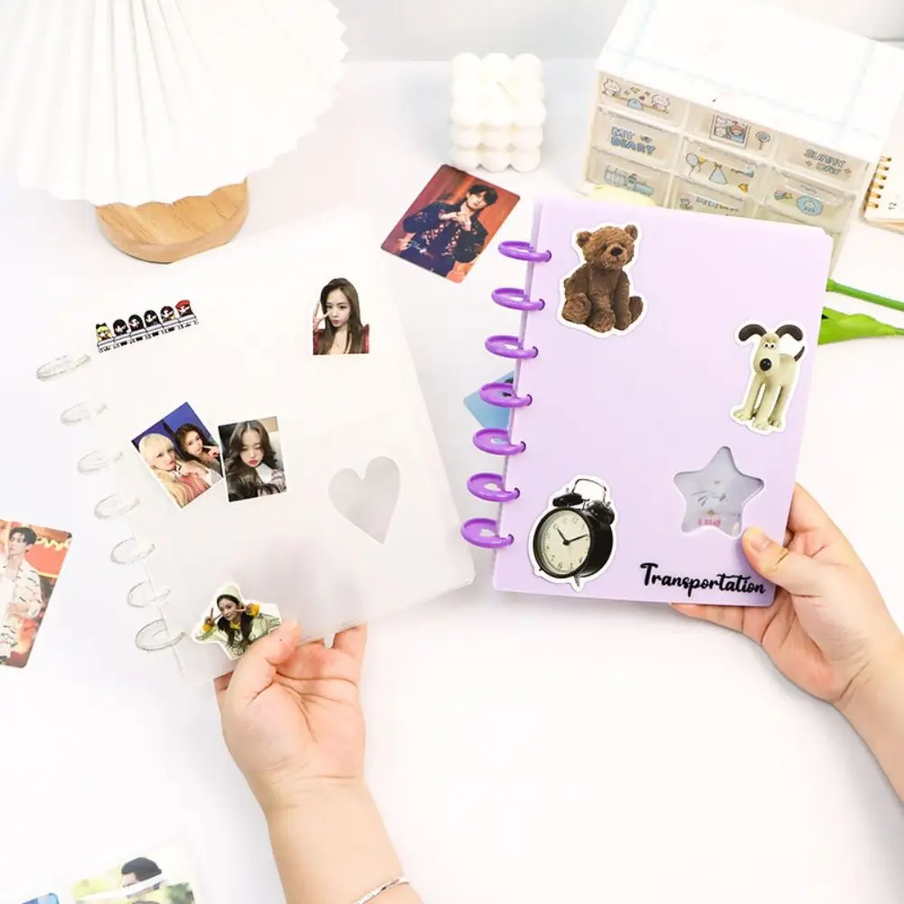 20 Sheets A5 Photocard Holder Idol Card Collect 20 Sheets Photo Album Game Cards Protector Transparent Inner Pages