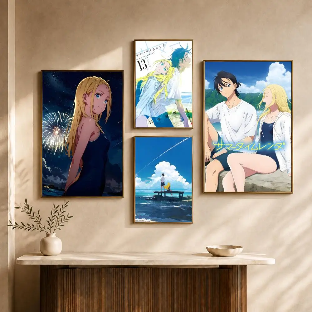 Anime Summer Time Rendering Mystery Poster HD Wall Decor Apartment Dorm Office Cafe Bedroom Home Gift