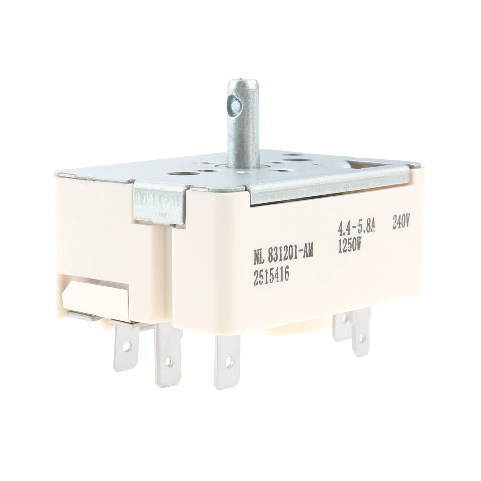 W10911303 Cooktop Stove Infinite Switch Replacement for Whirlpool Electric Range Surface Burner Control Switch W10578768 JEC3430
