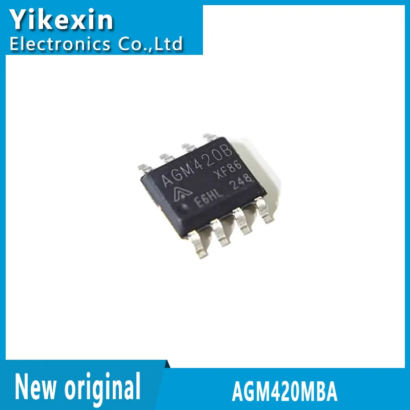 100-pecas-agm420mba-sop-8-novo-canal-n-p-original-40v-76a-6-chip-ic-transistor-de-efeito-de-campo