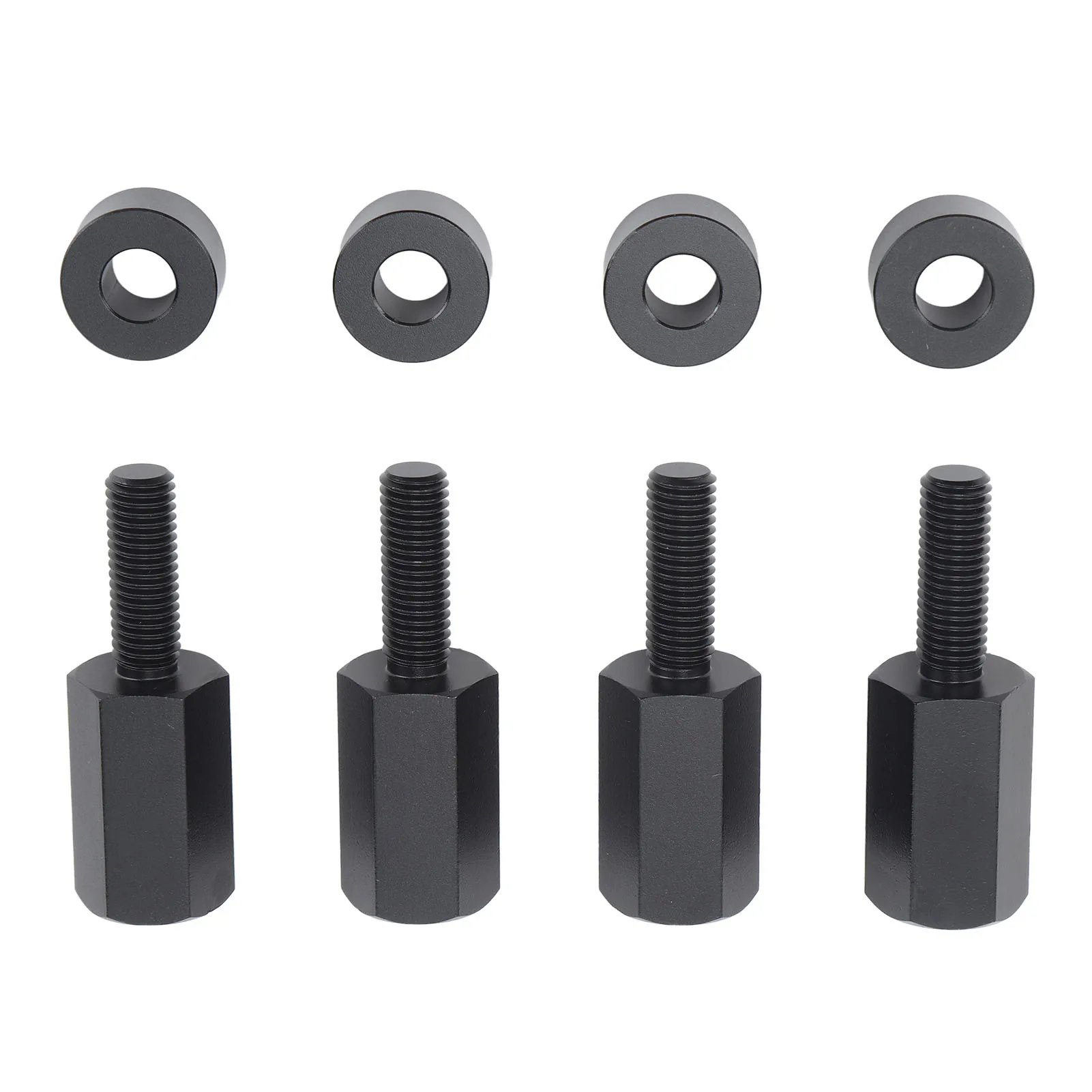 4Pcs Seat Lift Mount Kits 2 Inch Black Reliable Rugged UTV Seat Riser Replacement for Can‑Am Maverick X3 All Years