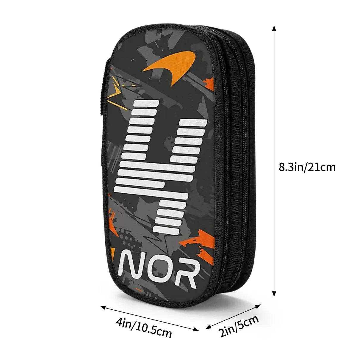 Lando Norris 4 F1 2023, estuches para lápices, bolsas grandes para bolígrafos, caja para bolígrafos, estuche para lápices para niños, niñas, estudiantes, papelería, escuela y oficina