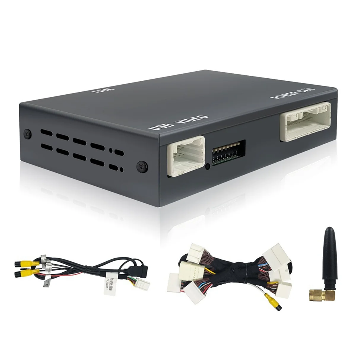 N27R Wireless CarPlay Android Auto Retrofit Decoder für TOYOTA 2014-2019 HIGHLANDER 4Runner Tundra RAV4 Tacoma Land Curiser