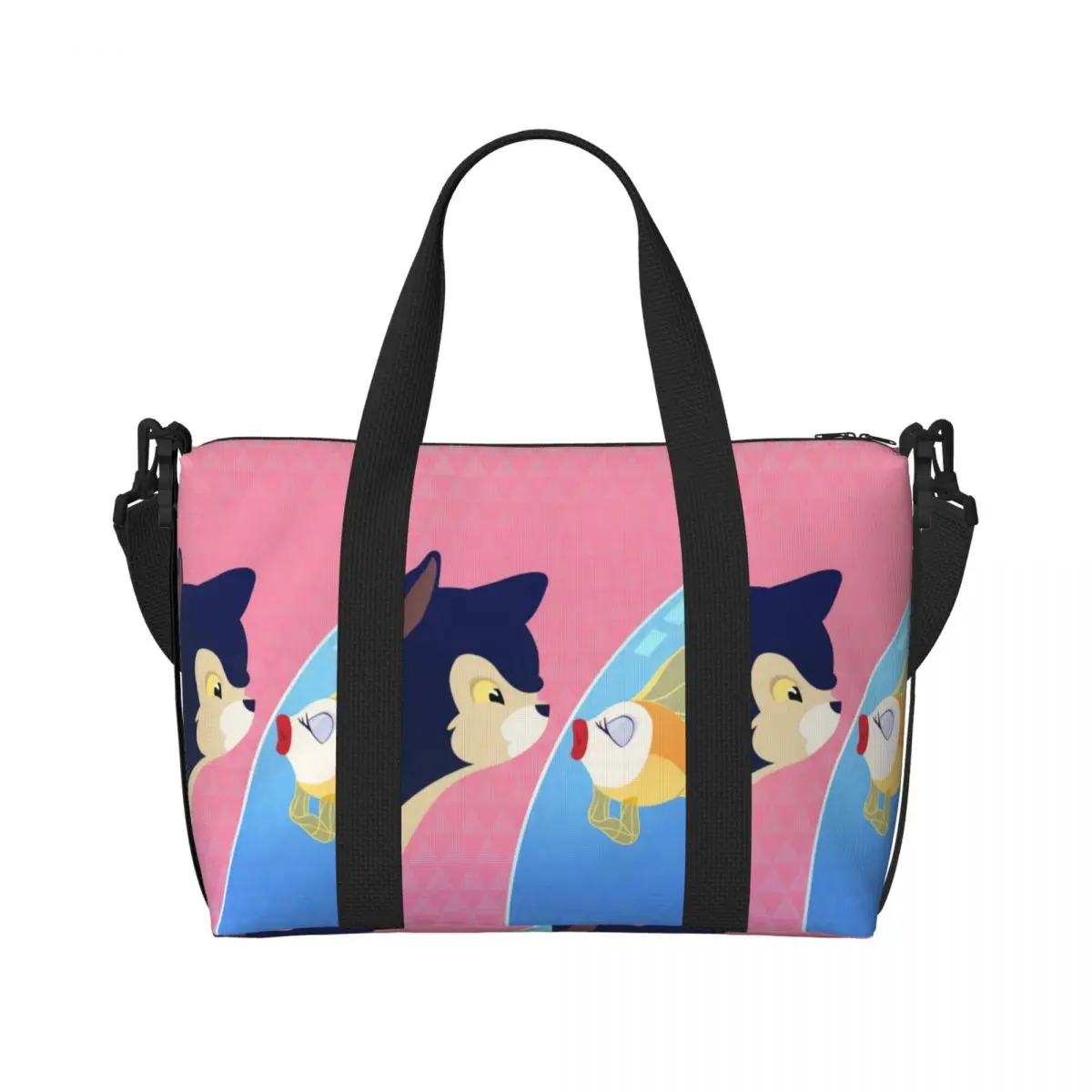 

Custom Cartoon P-Pinocchio Grocery Shopping Tote Bags Women Large Capacity Gym Beach Travel Bags