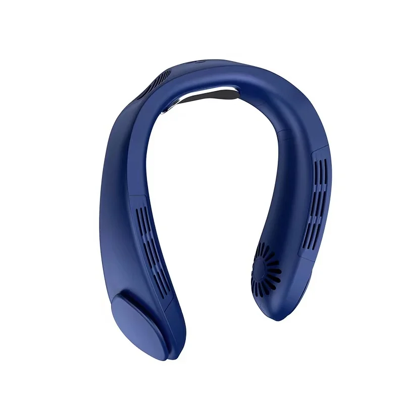 Semiconductor Cooling Neck Fan Bladeless USB Rechargeable Neck Air Cooler 4400mAh Hands-free Portable Fan for Outdoor