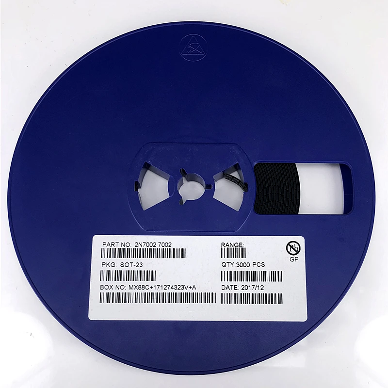 (100 قطعة) 2N7002 7002 SOT-23 SMD MOSFET N-قناة ترانزستور ثلاثي 2N7002LT1G S0T23