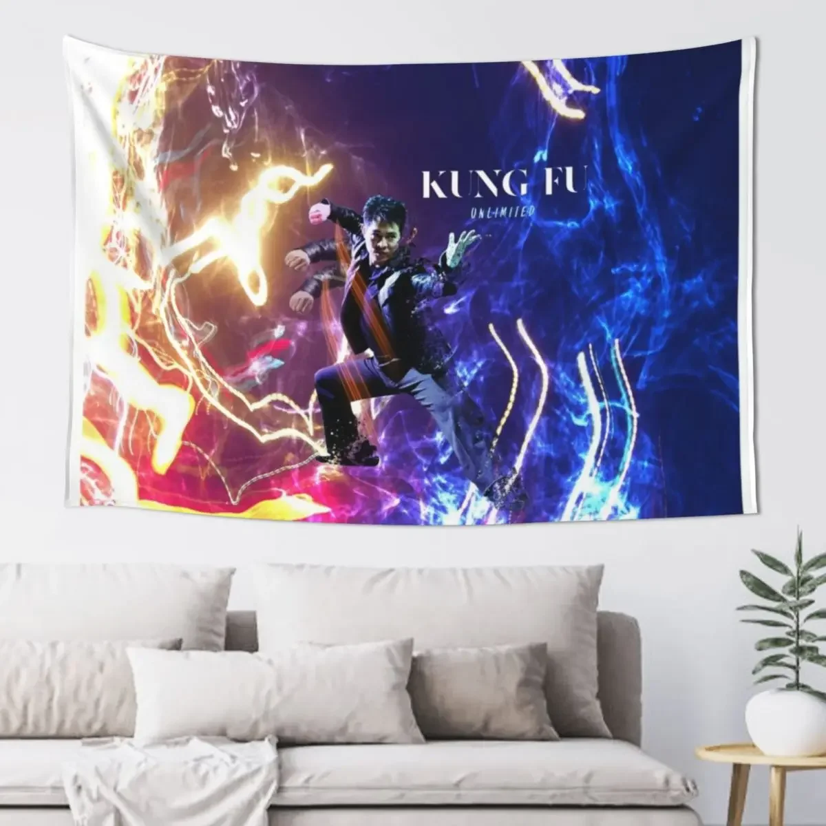 Kung Fu unlimited - Jet Li Tapestry Home Decorating Aesthetic Room Decoration Tapestry