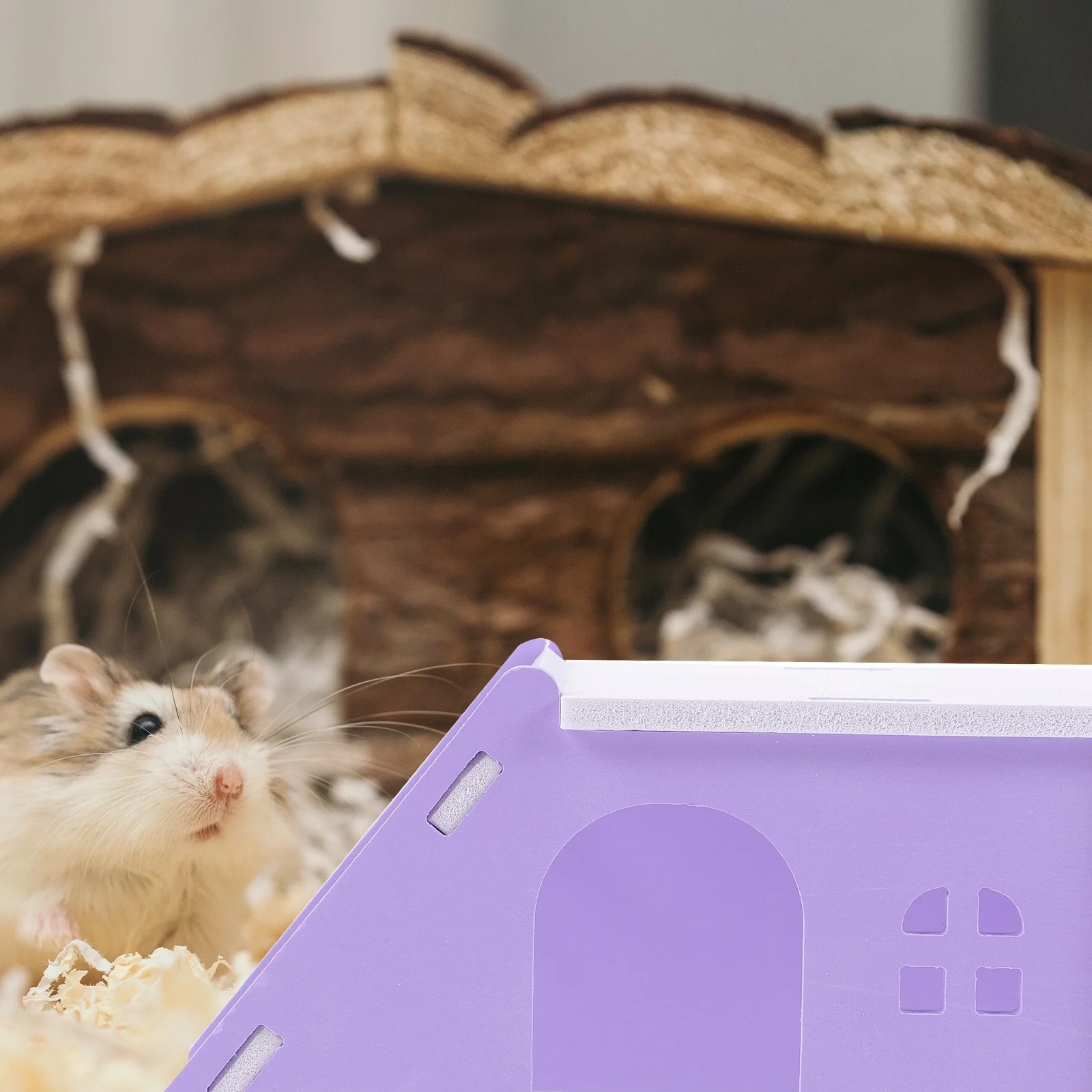 

Durable PVC Hamster House Comfortable Sleeping Nest for Small Pets Including Chinchillas and Rats Hamster Houses