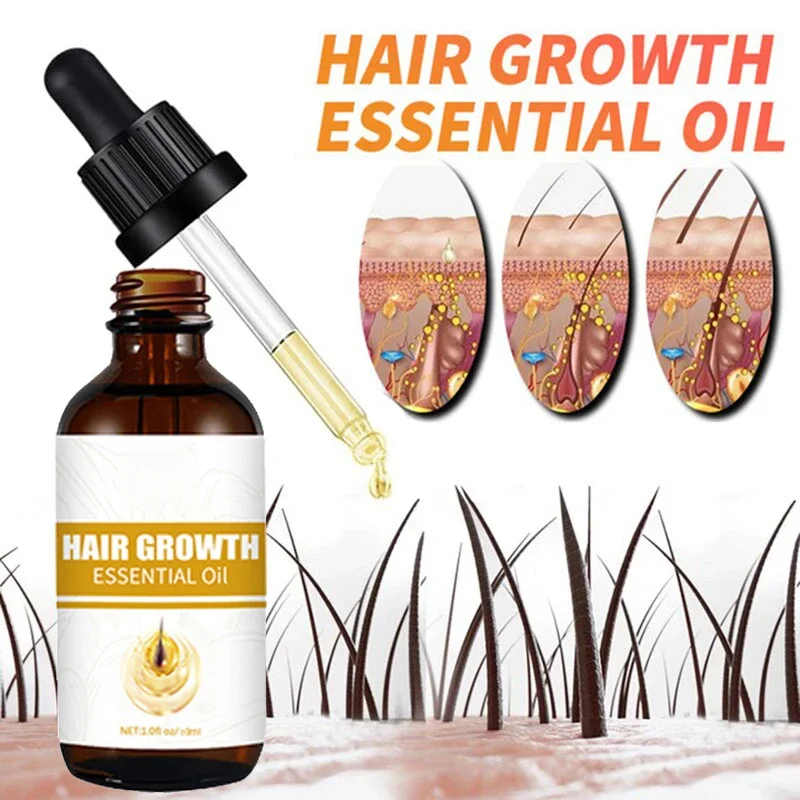 

Biotin Fast Hair Growth Oil For Men woman Hair Treatment Baldness Serum Anti-Hair Loss Hair Regrowth Liquid