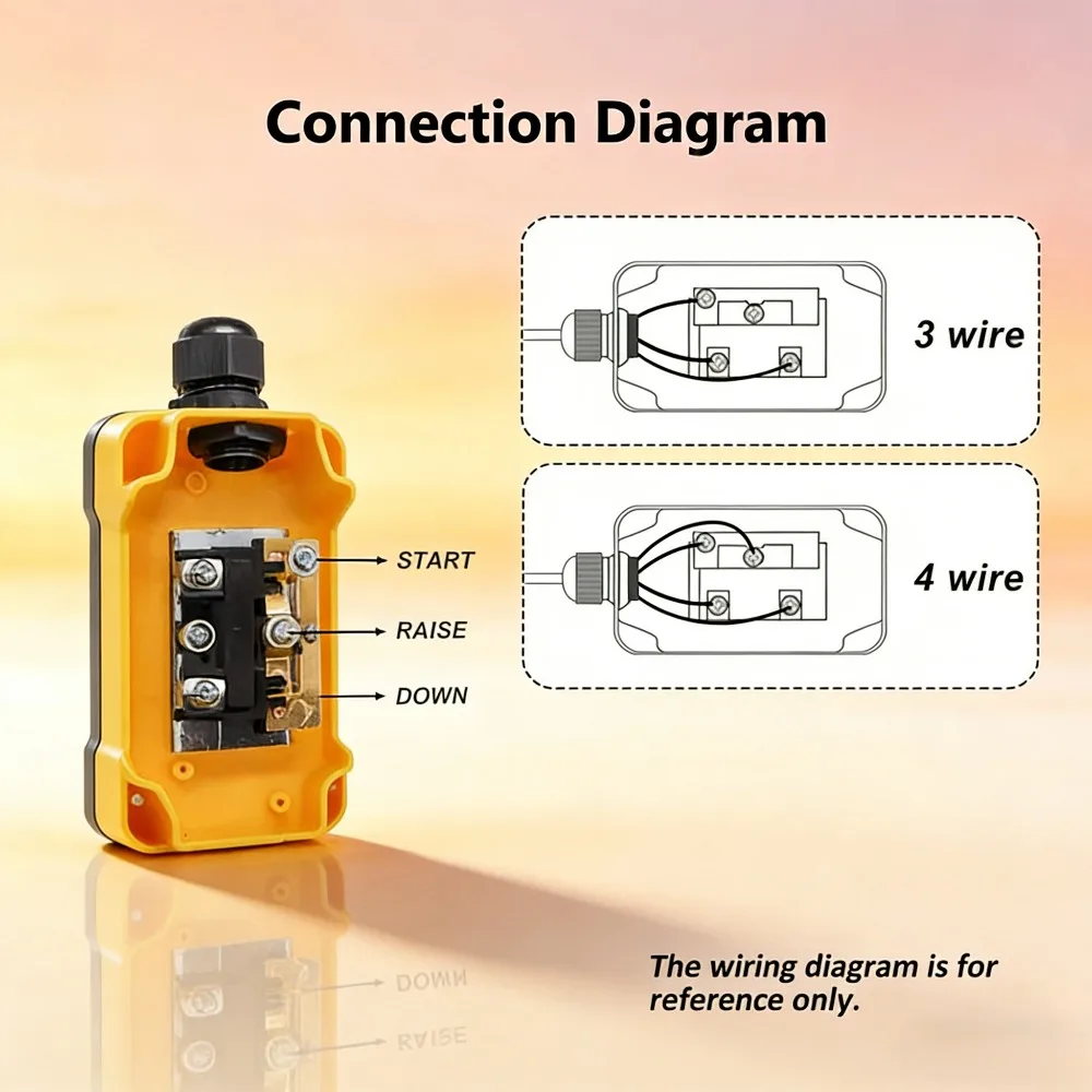 

12V DC Up Down Control Switch for Hydraulic Pump Dump Trailer Remote Control Lift Unloading Truck XT