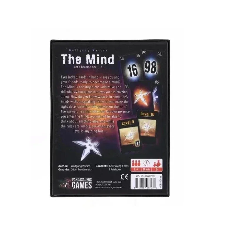 The Mind Card Game Party Puzzle Board Game Team Experience Interactive Game