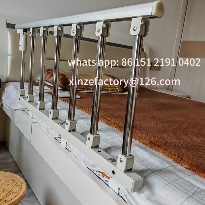 Customizable Household Stainless Steel Senior,Bed Rails Nordic Fence,Hospital Patient Elderly,Stand Up Aid Bedside Handrail Bedr