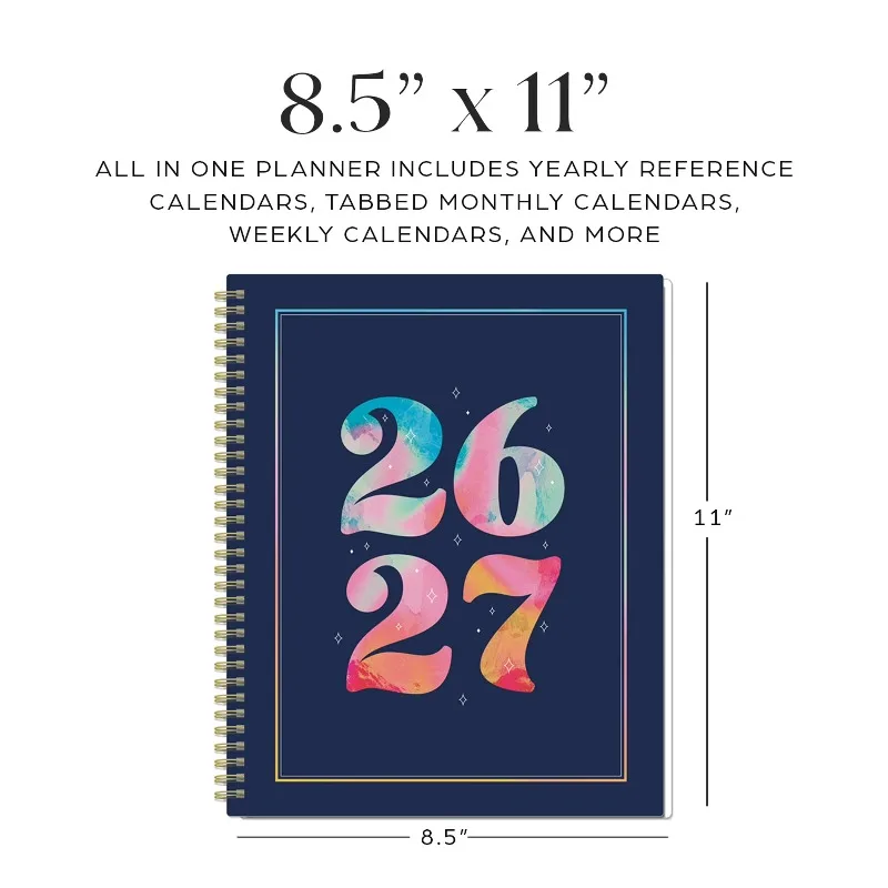 Monthly Weekly Big Planner (8.5