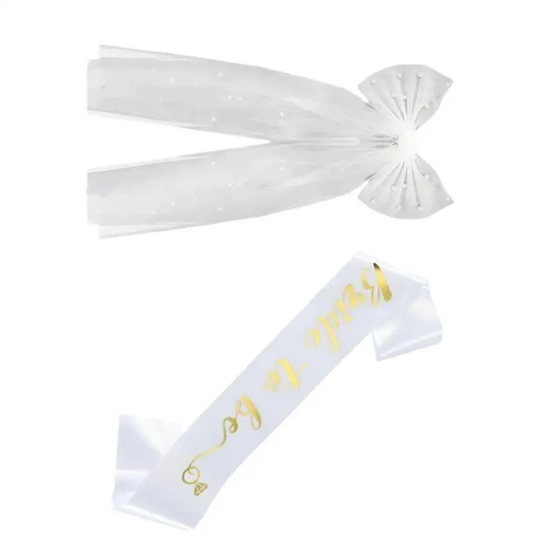 

31BB Fashion Unique Styles Sashes Bride Bachelorette Party Sashes Wedding Essential