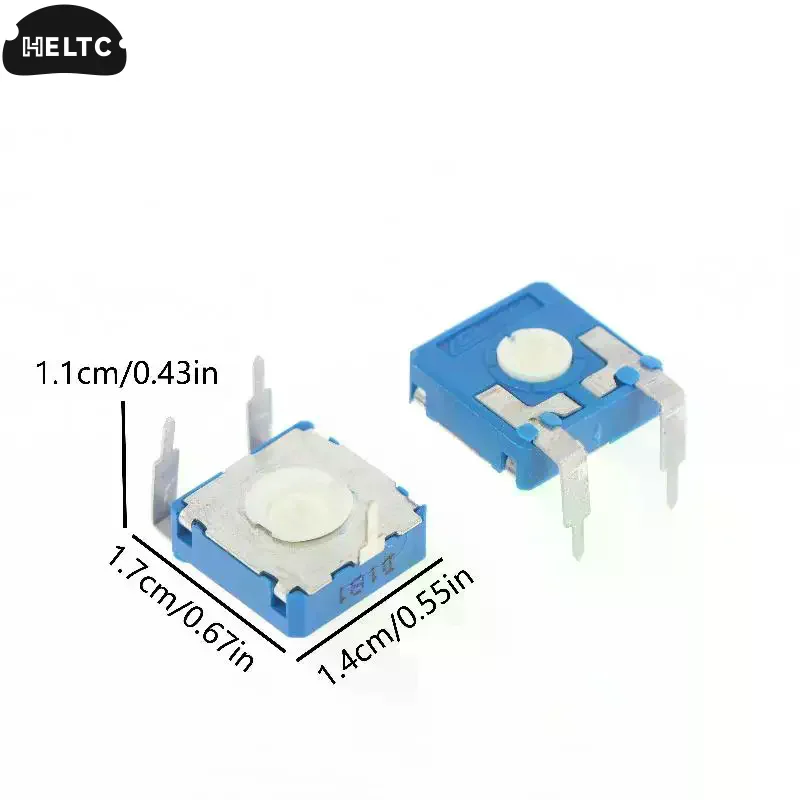 5Pcs 10K/100K Vertical Adjustable Potentiometer CA14NV17.5 10KA2020LV10 Adjustable Resistance Potentiometer