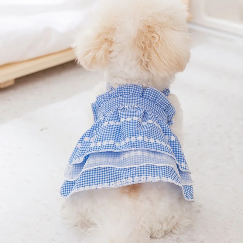 Dog Dress Cute Summer Dogs Clothes Luxury Puppy Weeding Dress Fashion Cat Sling Skirt Pet Kitten Princess Dresses for Small Dogs