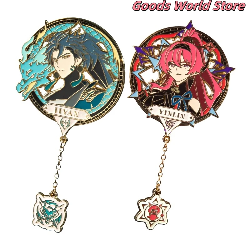 

In stock Jiyan Yinlin Keychain Pendant Original Merch Wuthering Waves Jiyan Cosplay Costume Anime Game Halloween Birthday Gift